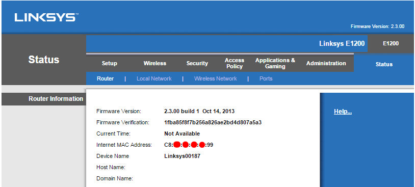 Linksys E1200 Firmware Upgrade Download